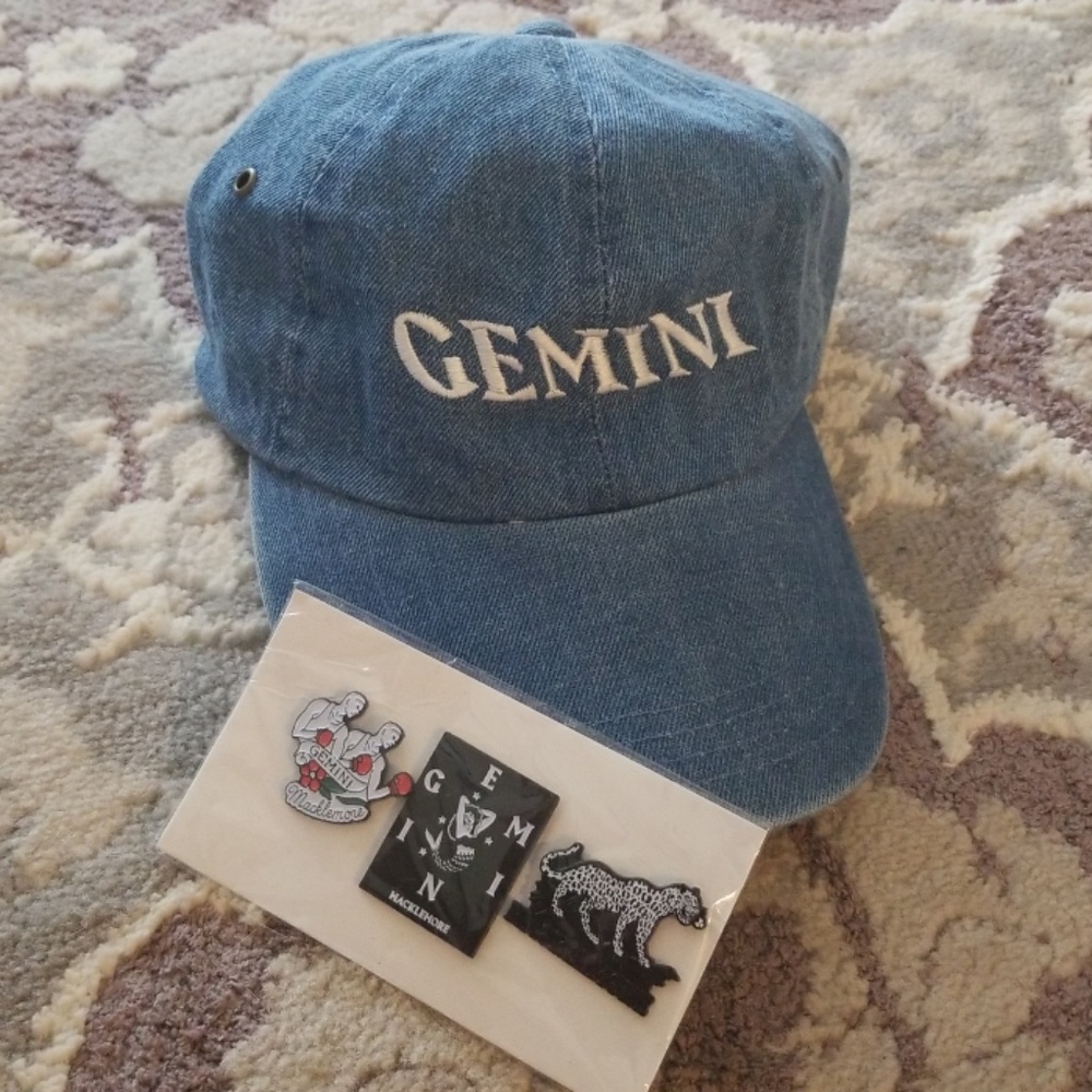 Macklemore Gemini Merch Hat- denim - Picture 2 of 3